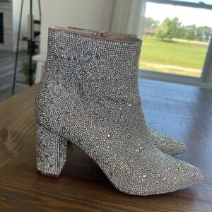 Betsy Johnson Bedazzled Boots